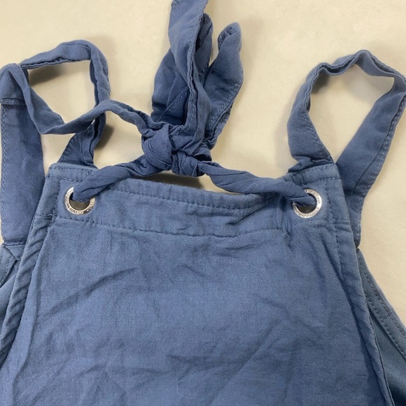 Abercrombie‎ & Fitch Blue Eyelet Halter Crop Top Women’s Size M Boho Festival - Picture 11 of 13